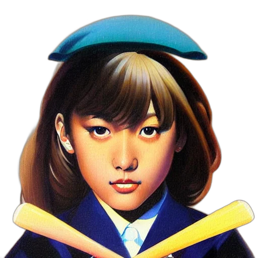 staff, face, umbrella, weapon, photorealistic, comic book art, anime, concept art transparent PNG cut-out