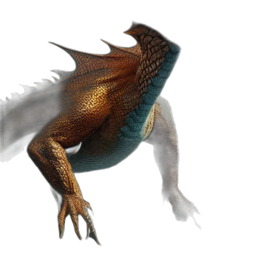 dragon, creature, animal, staff, concept art, 3d render, fantasy art, photorealistic transparent PNG cut-out
