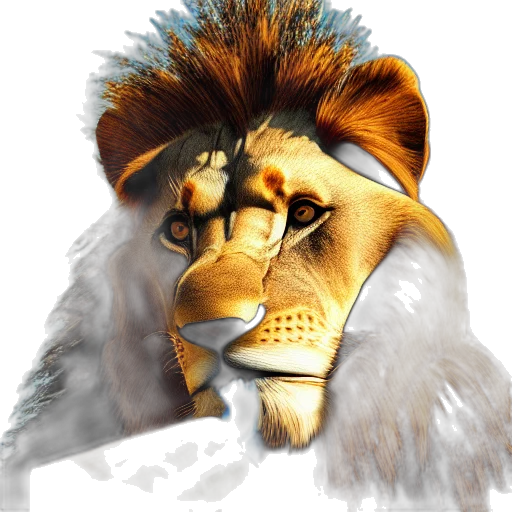 crown, mask, animal, staff transparent PNG cut-out