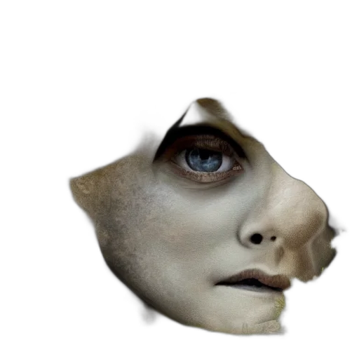 mask, face, creature, crown, photorealistic, 3d render, concept art, fantasy art transparent PNG cut-out
