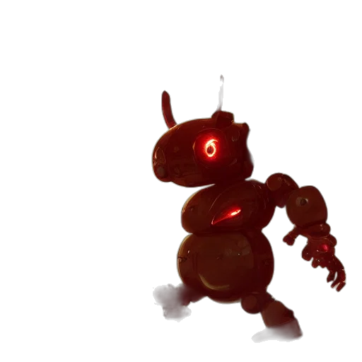robot, creature, staff, animal transparent PNG cut-out