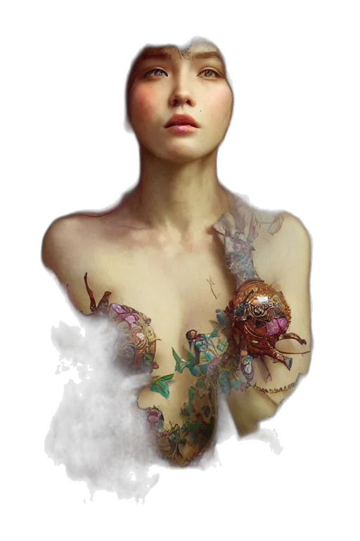 jewelry, dress, crown, creature transparent PNG cut-out