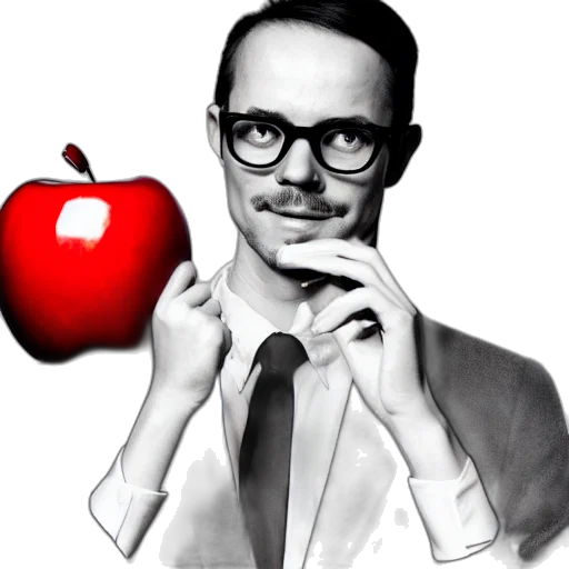 cartoon, photorealistic, concept art, comic book art, monochrome, tommy, ingberg, portrait transparent PNG cut-out
