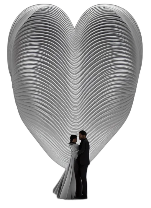 umbrella, shoes, dress, mask, concept art, 3d render, outer space, perfectly transparent PNG cut-out