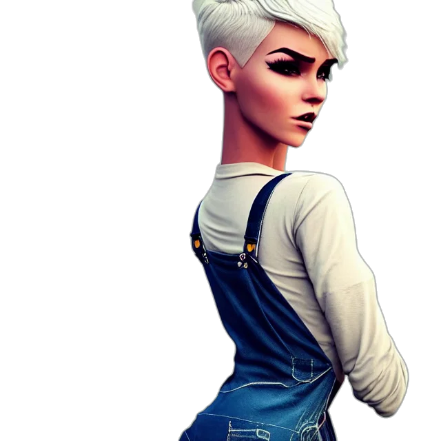 jacket, dress, concept art, 3d render, fantasy art, photorealistic, blue, monochrome transparent PNG cut-out