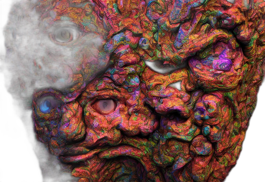 mask, face, creature, dragon transparent PNG cut-out