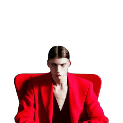 jacket, hair, face, crown transparent PNG cut-out