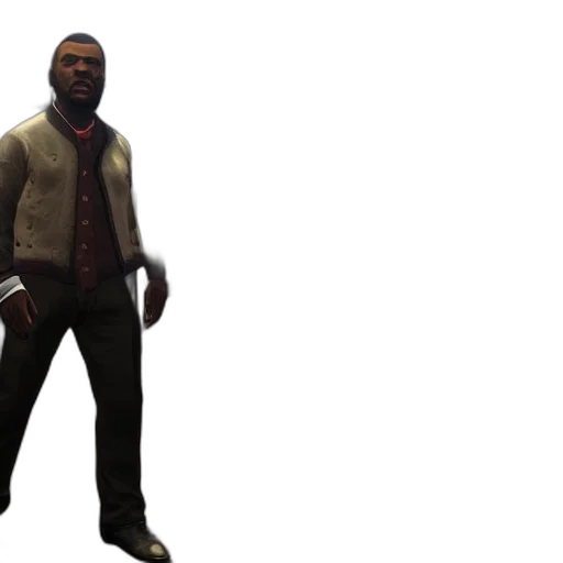 jacket, staff, creature, weapon, concept art, 3d render, earth tones, dark transparent PNG cut-out