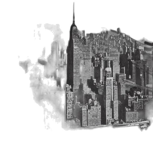 building, concept art, comic book art, pixel art transparent PNG cut-out