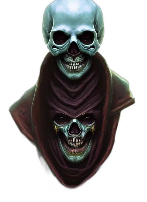 mask, face, creature, staff transparent PNG cut-out