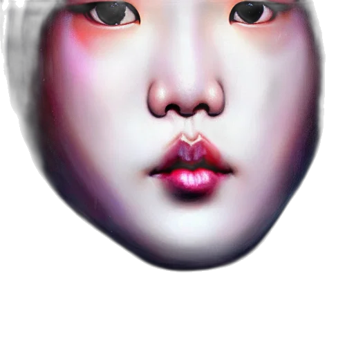 mask, face, photorealistic, 3d render transparent PNG cut-out