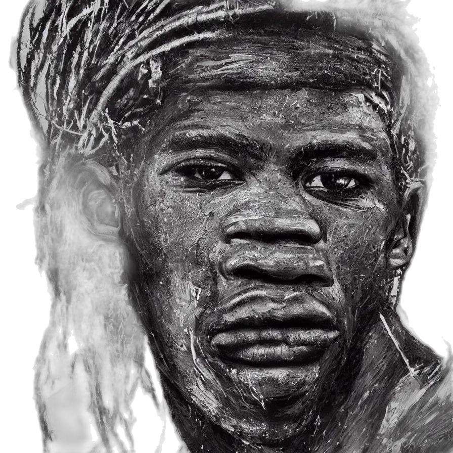 face, photorealistic, pencil sketch, comic book art transparent PNG cut-out