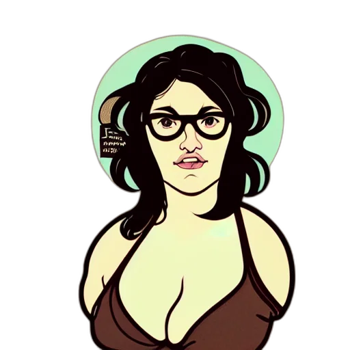 dress, cartoon, comic book art, pixel art transparent PNG cut-out
