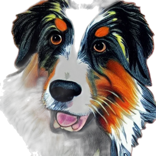 animal, face, photorealistic, watercolor transparent PNG cut-out