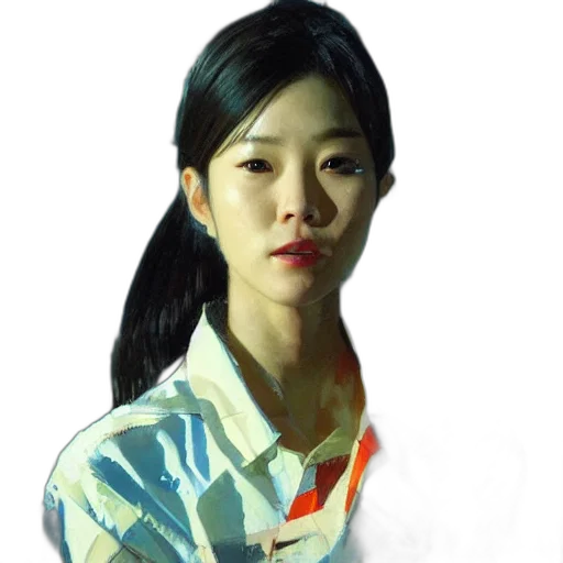 staff, face, dress, robot transparent PNG cut-out
