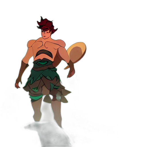 concept art, fantasy art, pixel art, 3d render transparent PNG cut-out