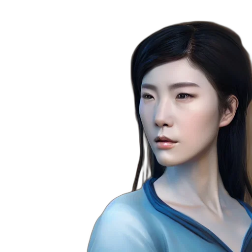 face, photorealistic, fantasy art, concept art transparent PNG cut-out
