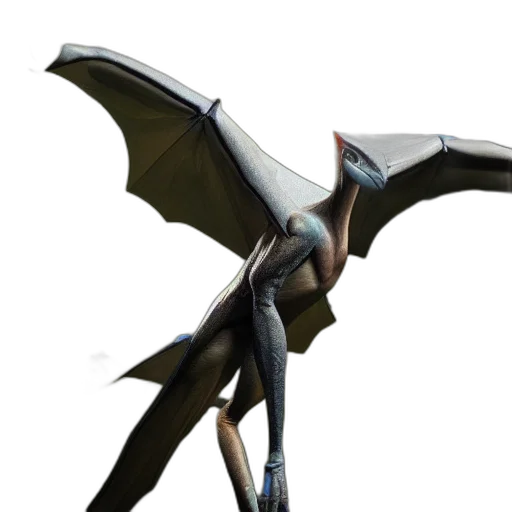 dragon, staff, creature, weapon transparent PNG cut-out