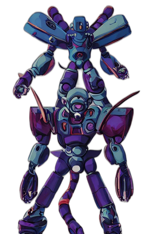 robot, weapon, concept art, pixel art transparent PNG cut-out