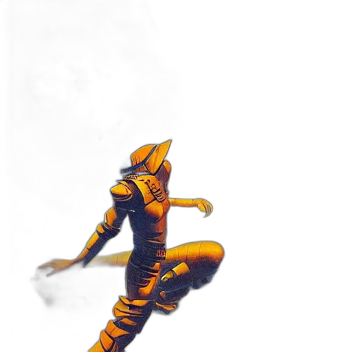 robot, staff, mask, weapon transparent PNG cut-out