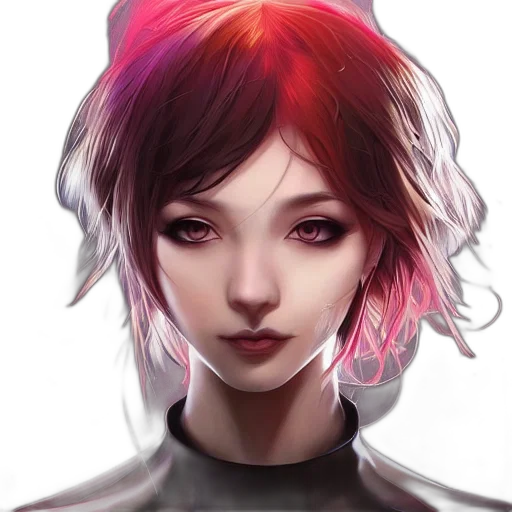 face, robot, mask, hair transparent PNG cut-out
