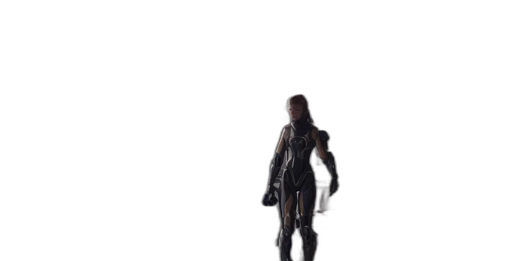 robot, jacket, weapon, creature transparent PNG cut-out