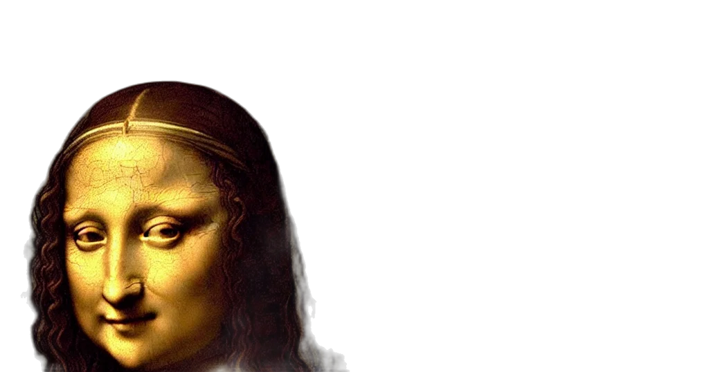 face, mask, hair, crown, photorealistic, oil painting, concept art, 3d render transparent PNG cut-out