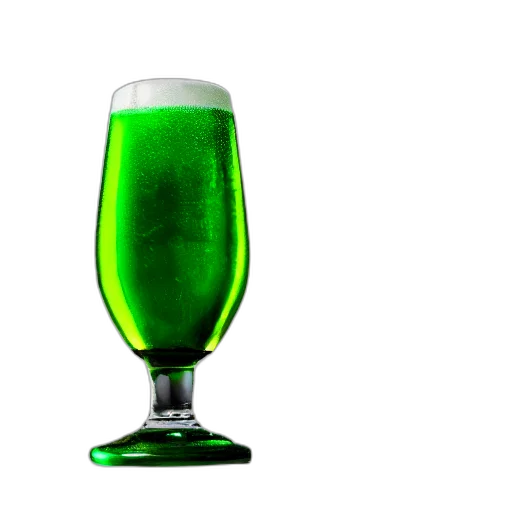 bottle, 3d render, green, empty transparent PNG cut-out