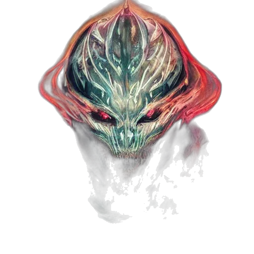 mask, dragon, creature, face transparent PNG cut-out