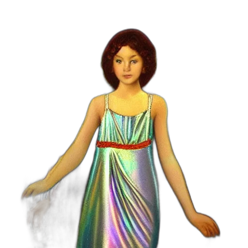 dress, jewelry, staff, 3d render, fantasy art, concept art, pixel art, outer space transparent PNG cut-out