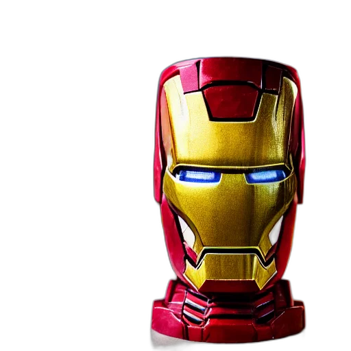 robot, mask, 3d render, comic book art transparent PNG cut-out