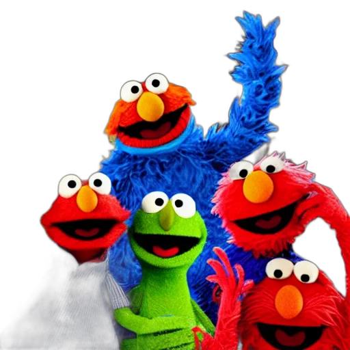 staff, animal, mask, sesame, street, characters, bank, heist transparent PNG cut-out