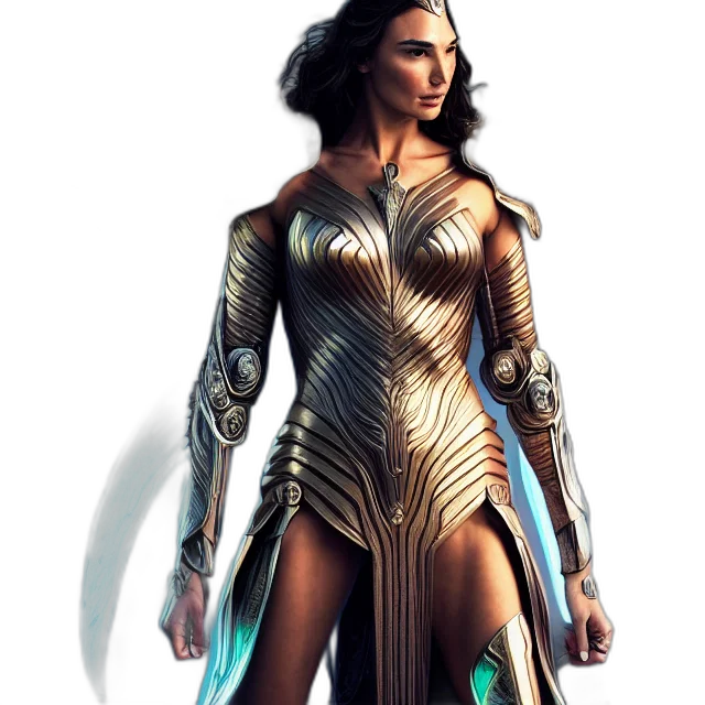 dress, concept art, comic book art, fantasy art transparent PNG cut-out