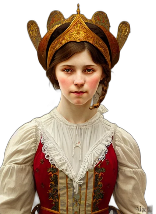 crown, hat, face, staff, photorealistic, oil painting, fantasy art, concept art transparent PNG cut-out