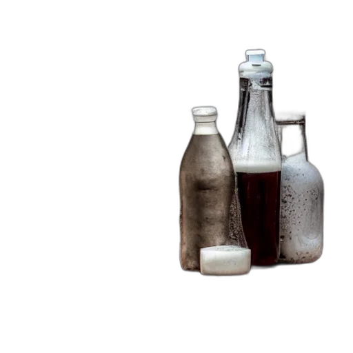 bottle, food, weapon, animal, 3d render, photorealistic, concept art, pixel art transparent PNG cut-out