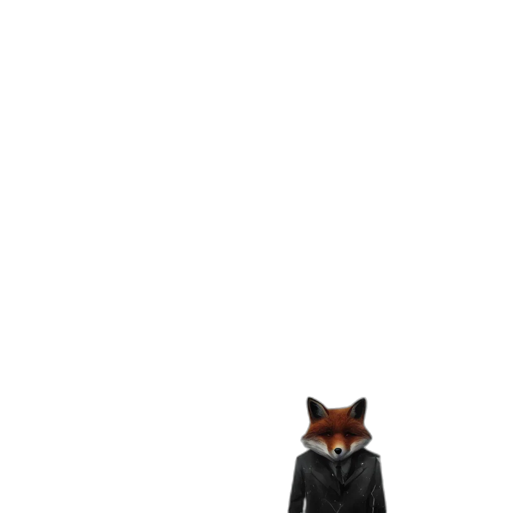 staff, animal, jacket, creature, 3d render, concept art, pixel art, cartoon transparent PNG cut-out
