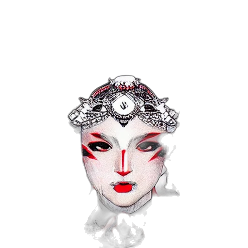 jewelry, crown, mask, face transparent PNG cut-out