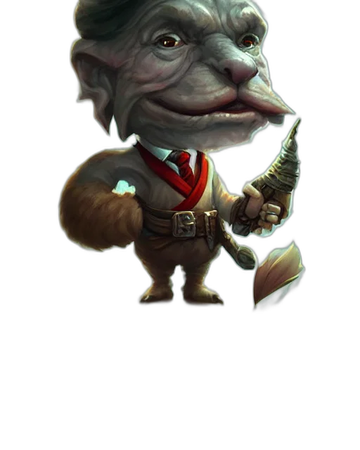staff, creature, animal, face, concept art, fantasy art, 3d render, photorealistic transparent PNG cut-out