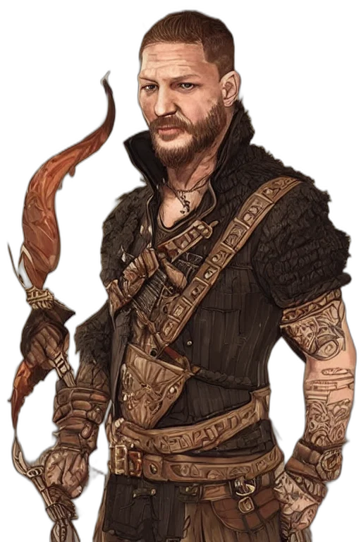 staff, dragon, sword, fantasy art transparent PNG cut-out