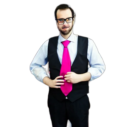 staff, jacket, dress, robot transparent PNG cut-out