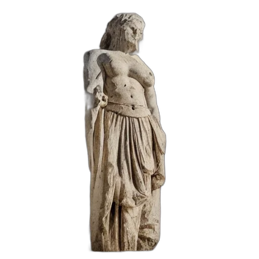 giant, greek, statue, woman transparent PNG cut-out