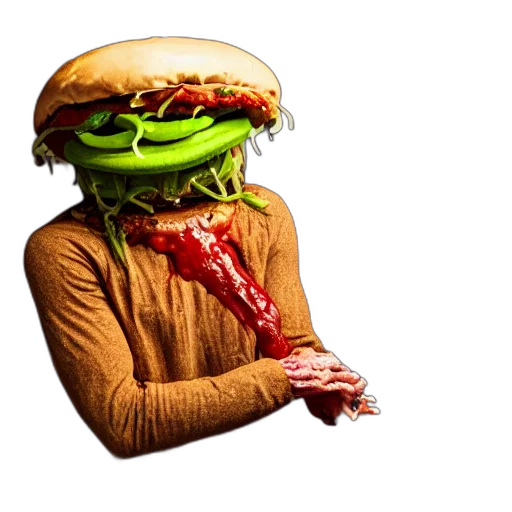 food, creature, animal, face transparent PNG cut-out