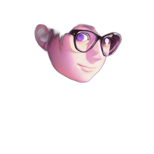 face, mask, creature, crown, 3d render, cartoon, anime, vaporwave transparent PNG cut-out