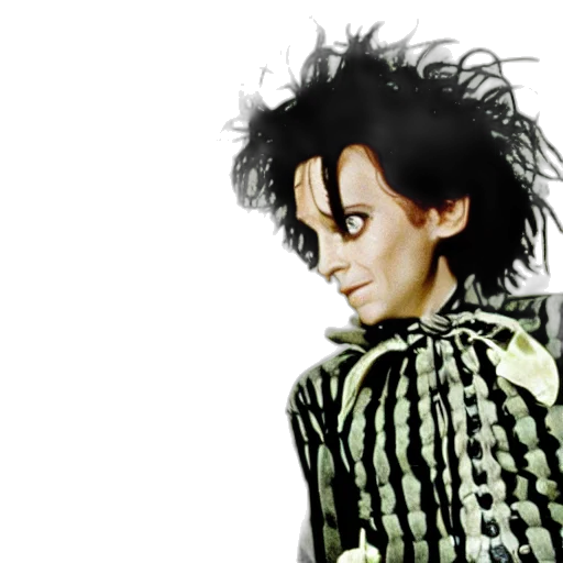 hair, creature, jacket, photorealistic transparent PNG cut-out