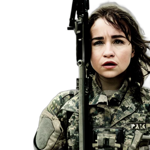 weapon, photograph, emilia, clark transparent PNG cut-out