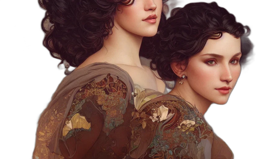 dress, crown, jewelry, hair transparent PNG cut-out