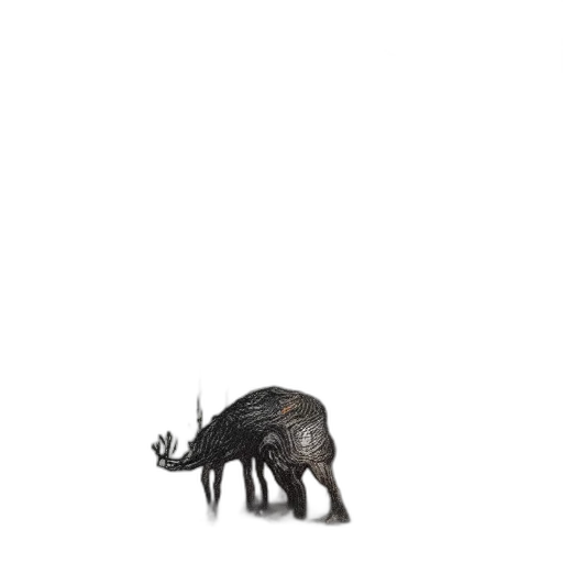 animal, creature, dragon, hair transparent PNG cut-out