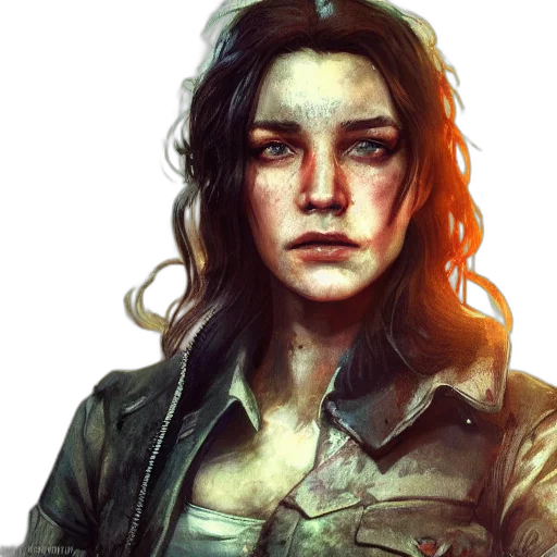face, jacket, concept art, comic book art transparent PNG cut-out