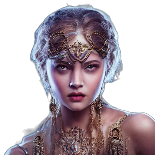 crown, jewelry, face, mask transparent PNG cut-out
