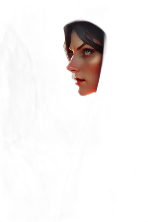 face, mask, creature, robot, photorealistic, concept art, fantasy art, 3d render transparent PNG cut-out